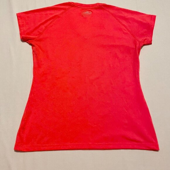 Under Armour Womens Shirt Size Small Heatgear Semi Fitted Tshirt Vneck - Picture 10 of 16